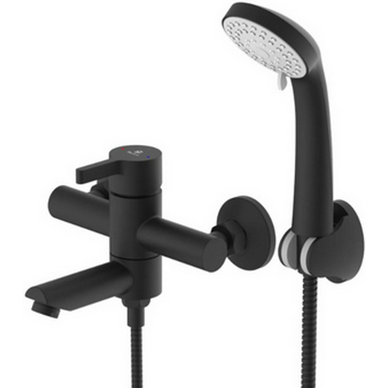 Смеситель для ванны Diadonna D236-30BL, короткий и